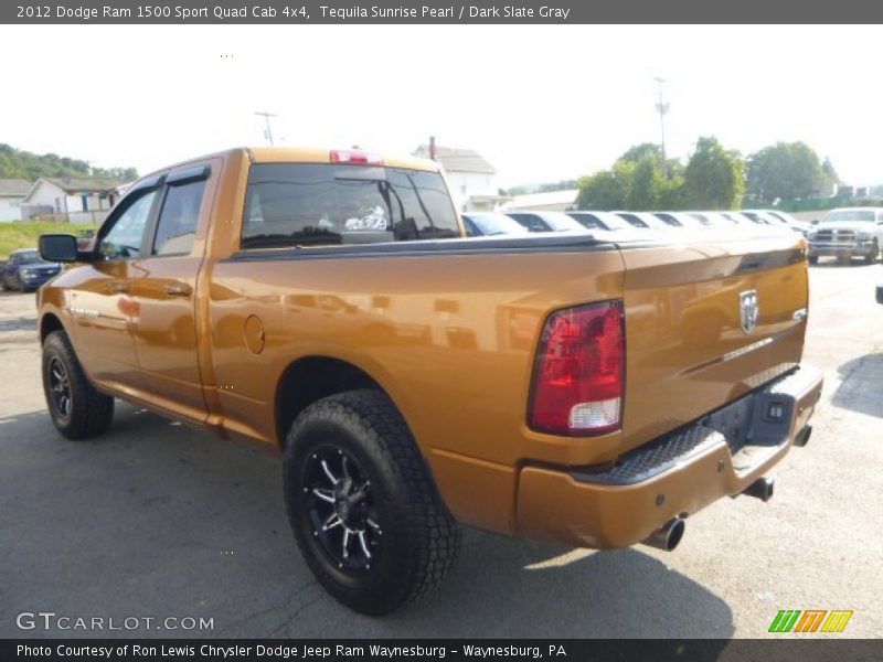 Tequila Sunrise Pearl / Dark Slate Gray 2012 Dodge Ram 1500 Sport Quad Cab 4x4
