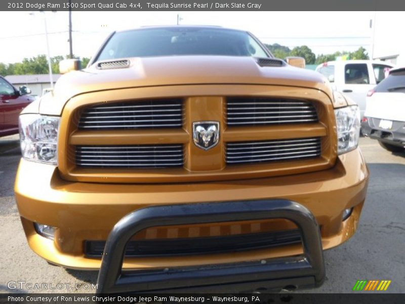 Tequila Sunrise Pearl / Dark Slate Gray 2012 Dodge Ram 1500 Sport Quad Cab 4x4