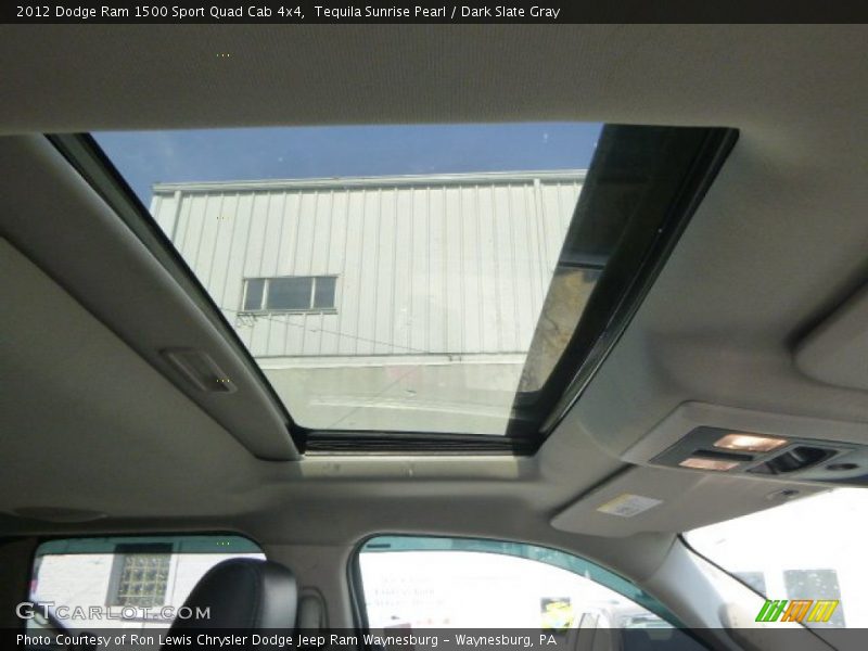 Tequila Sunrise Pearl / Dark Slate Gray 2012 Dodge Ram 1500 Sport Quad Cab 4x4