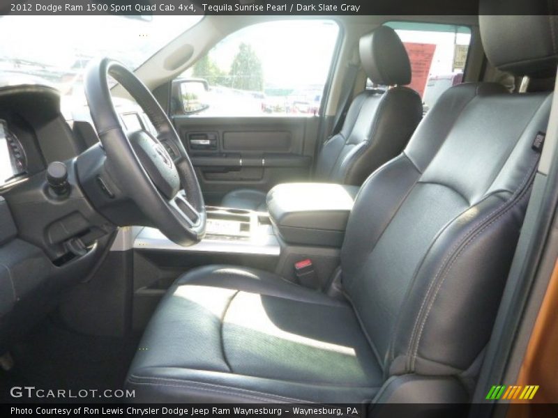 Tequila Sunrise Pearl / Dark Slate Gray 2012 Dodge Ram 1500 Sport Quad Cab 4x4