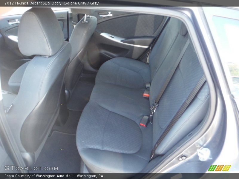 Cyclone Gray / Gray 2012 Hyundai Accent SE 5 Door