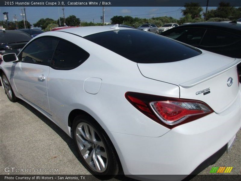 Casablanca White / Black 2015 Hyundai Genesis Coupe 3.8