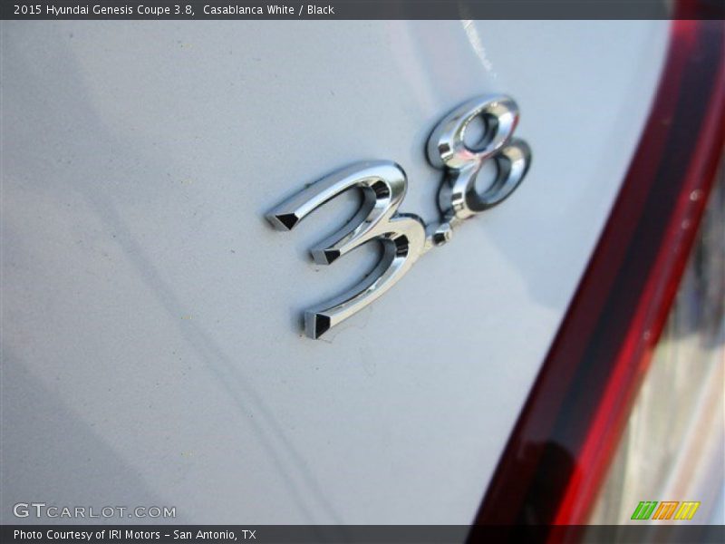 Casablanca White / Black 2015 Hyundai Genesis Coupe 3.8