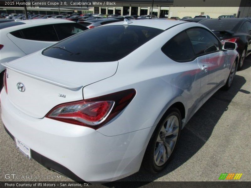 Casablanca White / Black 2015 Hyundai Genesis Coupe 3.8