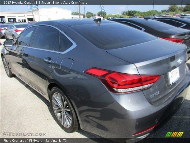 Empire State Gray / Ivory 2015 Hyundai Genesis 3.8 Sedan