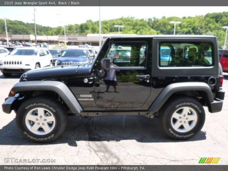 Black / Black 2015 Jeep Wrangler Sport 4x4