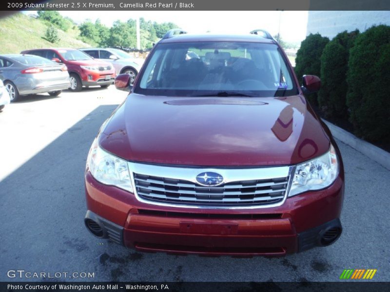 Camellia Red Pearl / Black 2009 Subaru Forester 2.5 X Premium