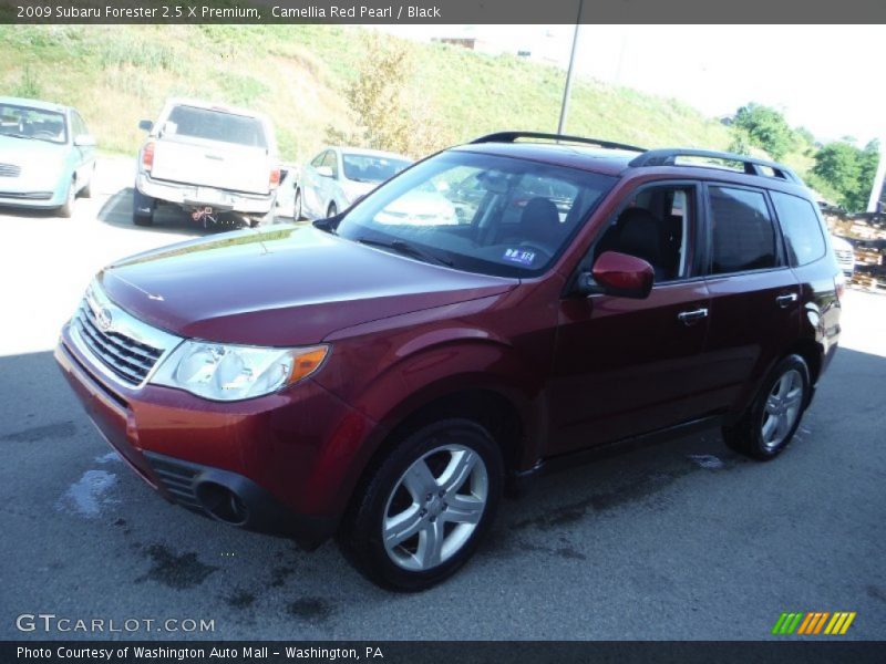 Camellia Red Pearl / Black 2009 Subaru Forester 2.5 X Premium