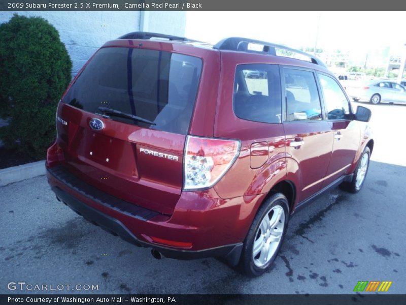 Camellia Red Pearl / Black 2009 Subaru Forester 2.5 X Premium