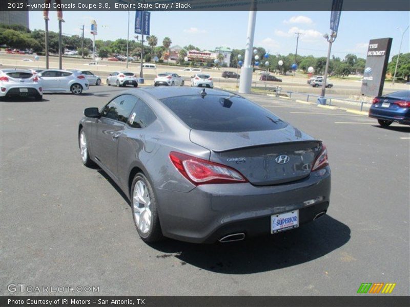 Empire State Gray / Black 2015 Hyundai Genesis Coupe 3.8