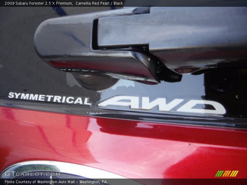 Camellia Red Pearl / Black 2009 Subaru Forester 2.5 X Premium