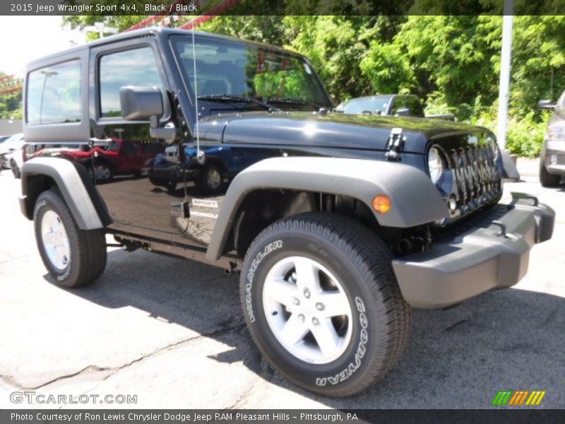 Black / Black 2015 Jeep Wrangler Sport 4x4