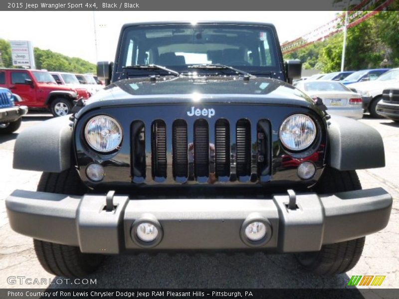 Black / Black 2015 Jeep Wrangler Sport 4x4