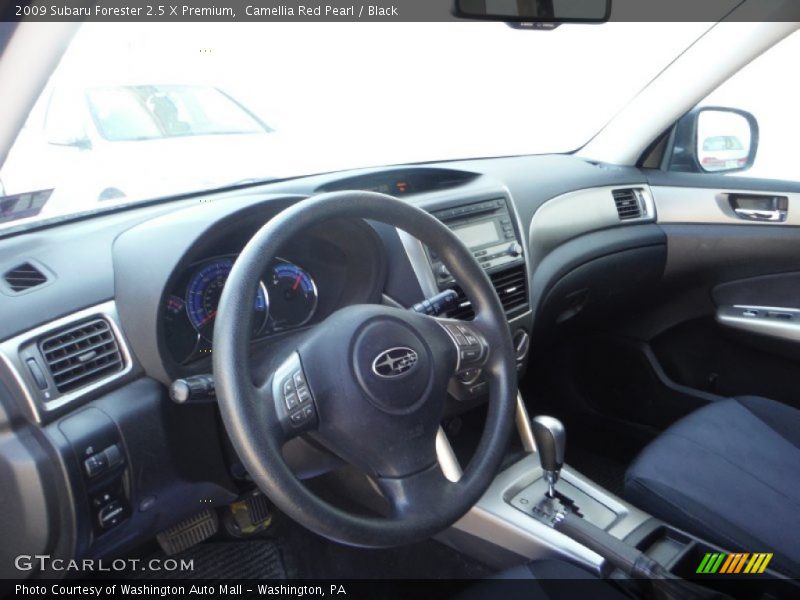 Camellia Red Pearl / Black 2009 Subaru Forester 2.5 X Premium