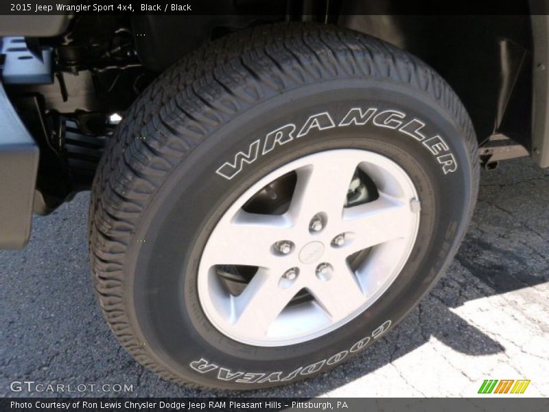 Black / Black 2015 Jeep Wrangler Sport 4x4
