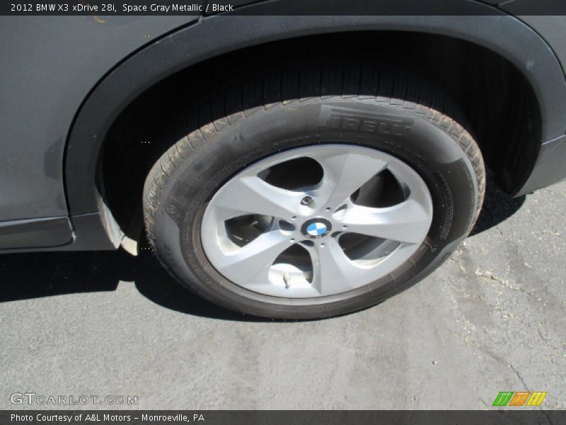 Space Gray Metallic / Black 2012 BMW X3 xDrive 28i