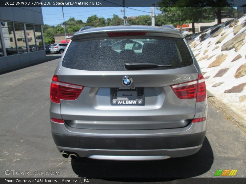 Space Gray Metallic / Black 2012 BMW X3 xDrive 28i