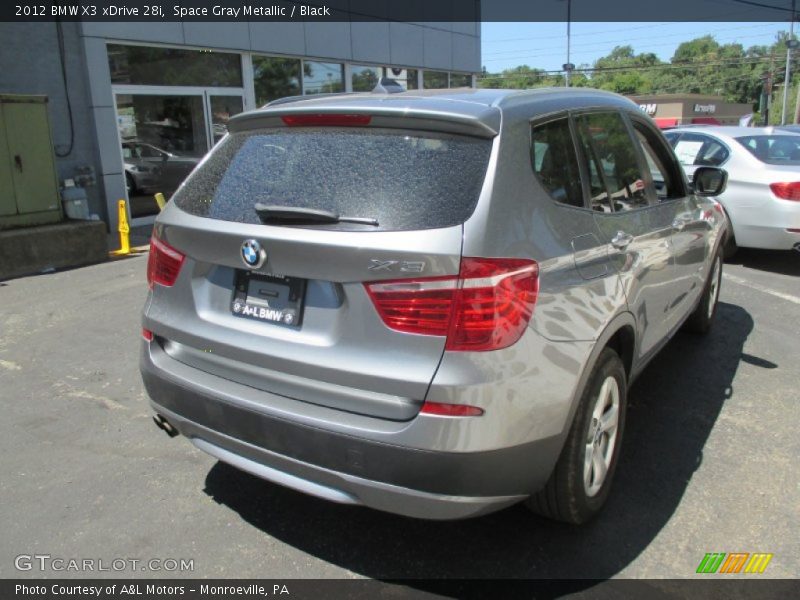 Space Gray Metallic / Black 2012 BMW X3 xDrive 28i