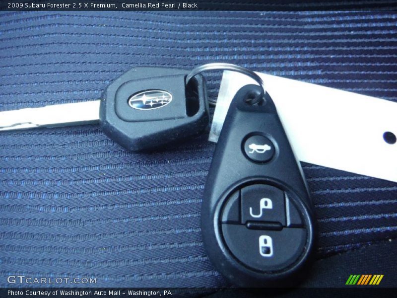 Camellia Red Pearl / Black 2009 Subaru Forester 2.5 X Premium