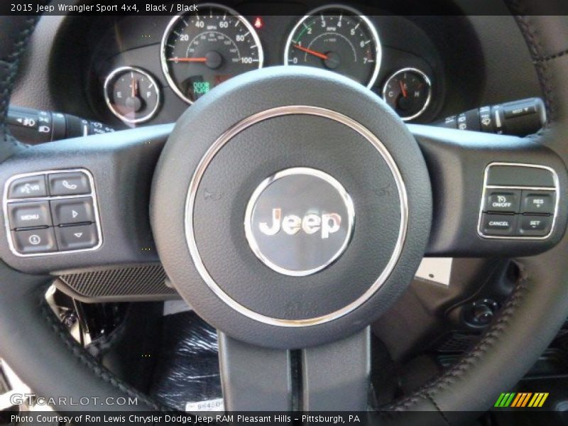 Black / Black 2015 Jeep Wrangler Sport 4x4