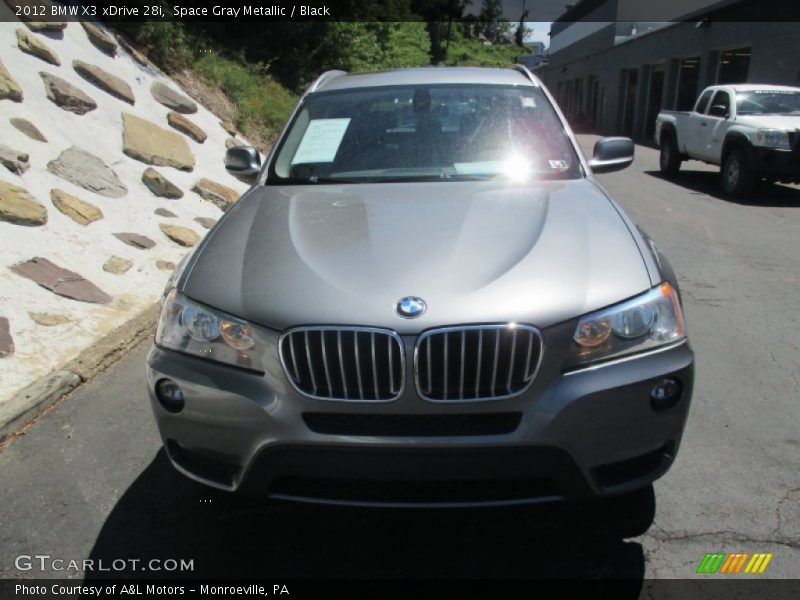 Space Gray Metallic / Black 2012 BMW X3 xDrive 28i