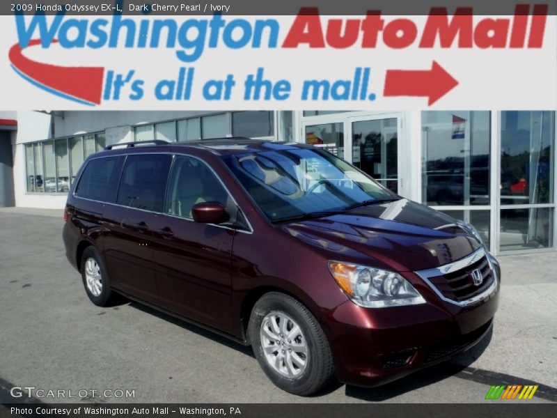 Dark Cherry Pearl / Ivory 2009 Honda Odyssey EX-L