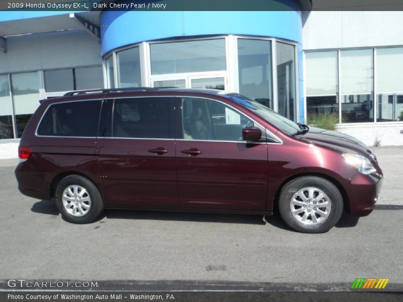 Dark Cherry Pearl / Ivory 2009 Honda Odyssey EX-L
