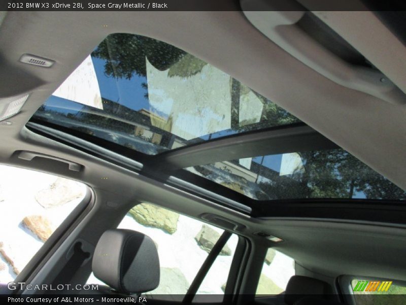 Space Gray Metallic / Black 2012 BMW X3 xDrive 28i