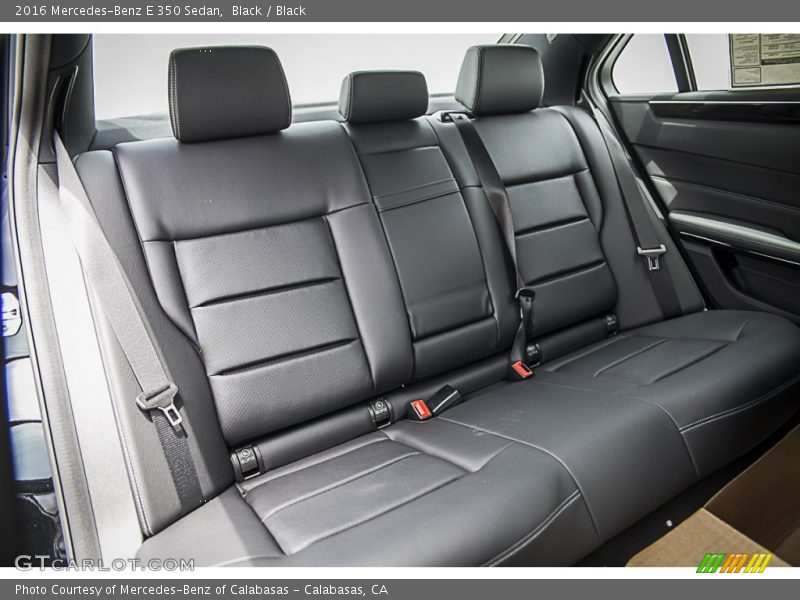 Rear Seat of 2016 E 350 Sedan