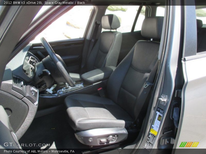 Space Gray Metallic / Black 2012 BMW X3 xDrive 28i