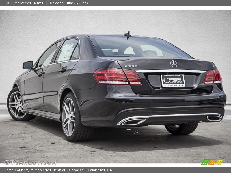 Black / Black 2016 Mercedes-Benz E 350 Sedan