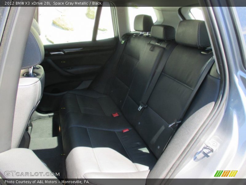Space Gray Metallic / Black 2012 BMW X3 xDrive 28i