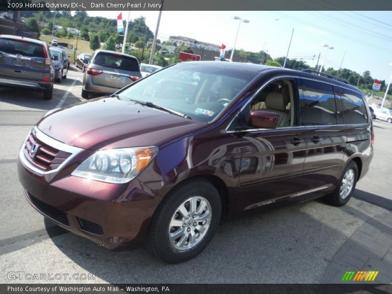 Dark Cherry Pearl / Ivory 2009 Honda Odyssey EX-L