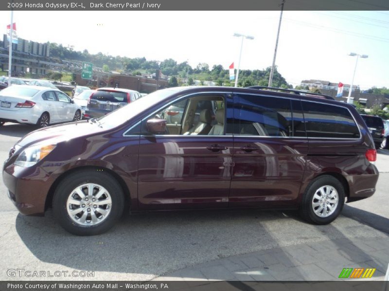 Dark Cherry Pearl / Ivory 2009 Honda Odyssey EX-L