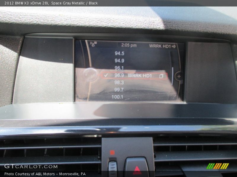 Space Gray Metallic / Black 2012 BMW X3 xDrive 28i