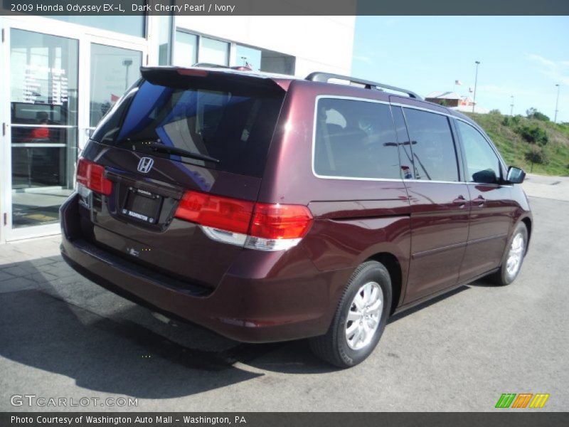 Dark Cherry Pearl / Ivory 2009 Honda Odyssey EX-L