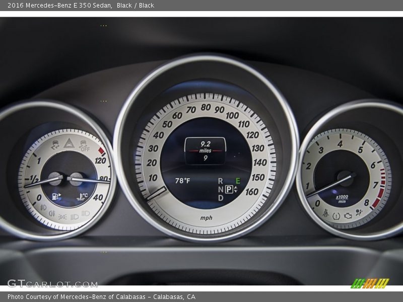  2016 E 350 Sedan 350 Sedan Gauges