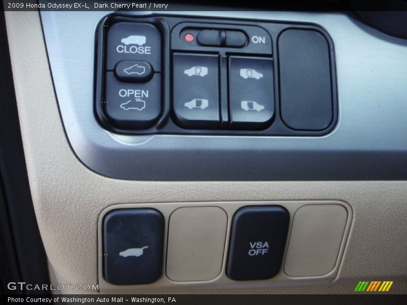 Dark Cherry Pearl / Ivory 2009 Honda Odyssey EX-L