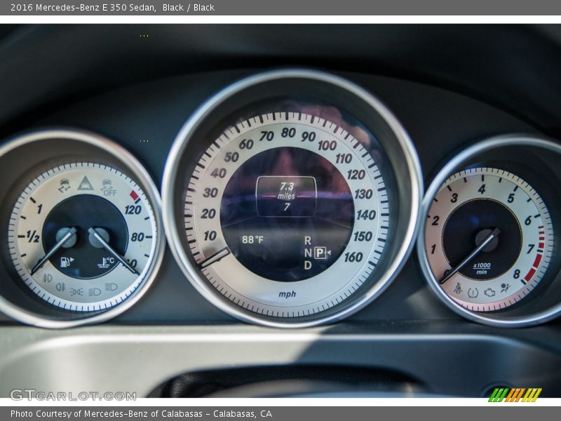  2016 E 350 Sedan 350 Sedan Gauges
