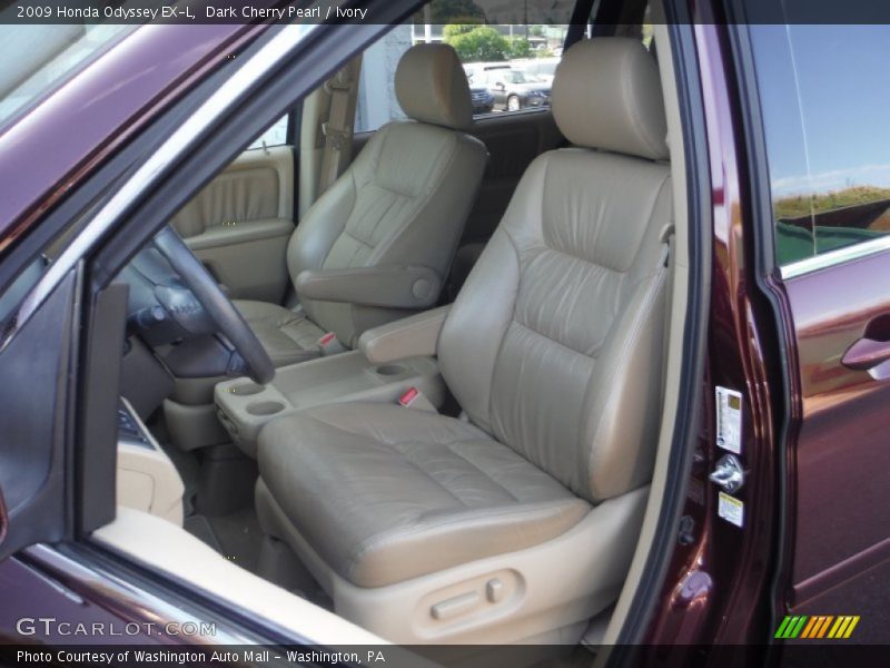 Dark Cherry Pearl / Ivory 2009 Honda Odyssey EX-L