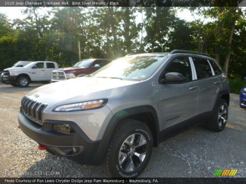 Billet Silver Metallic / Black 2016 Jeep Cherokee Trailhawk 4x4