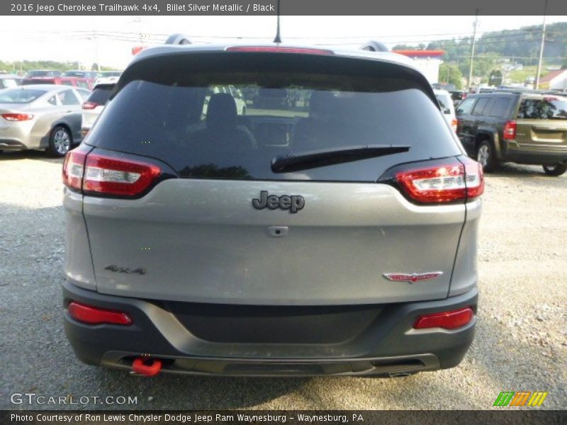 Billet Silver Metallic / Black 2016 Jeep Cherokee Trailhawk 4x4