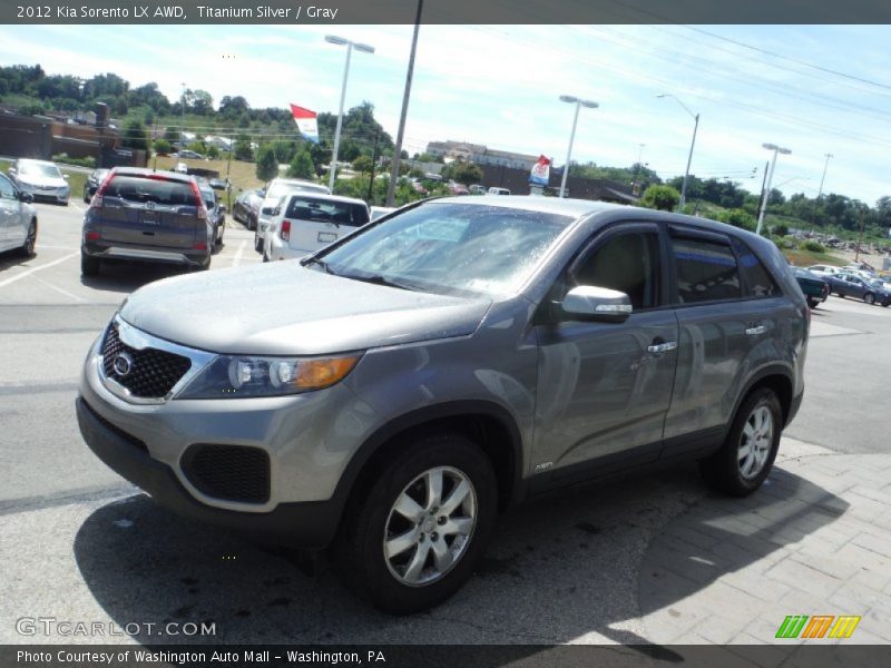 Titanium Silver / Gray 2012 Kia Sorento LX AWD