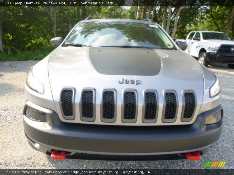 Billet Silver Metallic / Black 2016 Jeep Cherokee Trailhawk 4x4