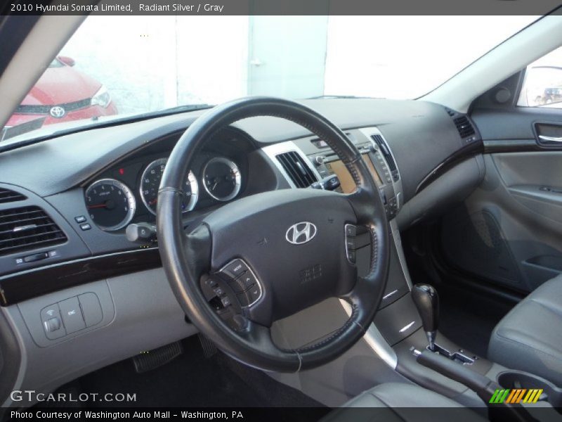 Radiant Silver / Gray 2010 Hyundai Sonata Limited
