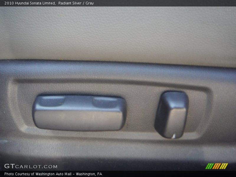 Radiant Silver / Gray 2010 Hyundai Sonata Limited