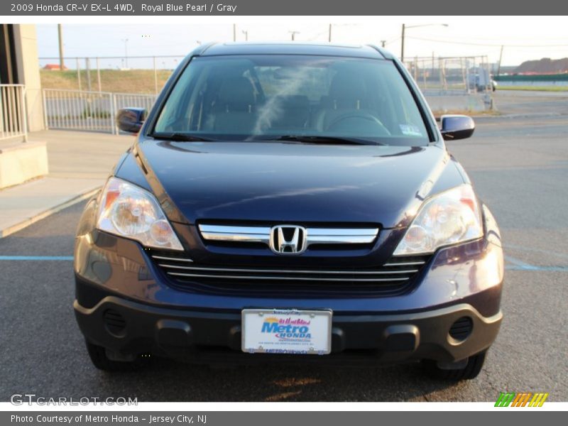 Royal Blue Pearl / Gray 2009 Honda CR-V EX-L 4WD