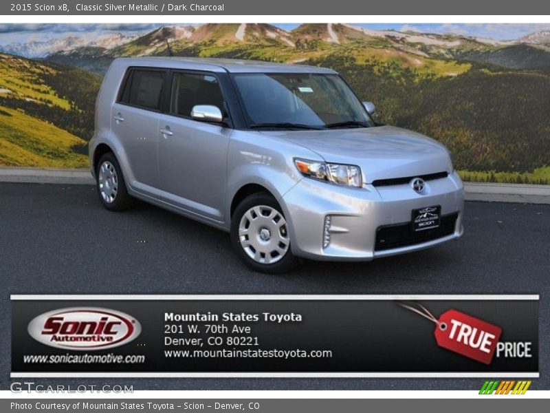 Classic Silver Metallic / Dark Charcoal 2015 Scion xB