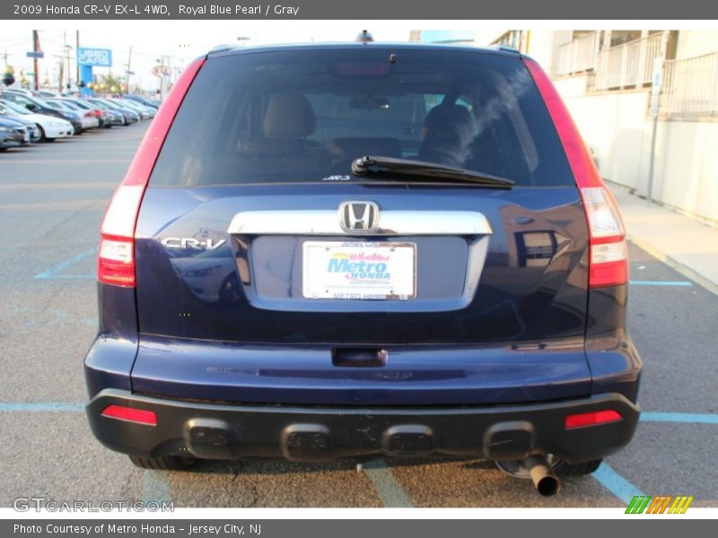 Royal Blue Pearl / Gray 2009 Honda CR-V EX-L 4WD