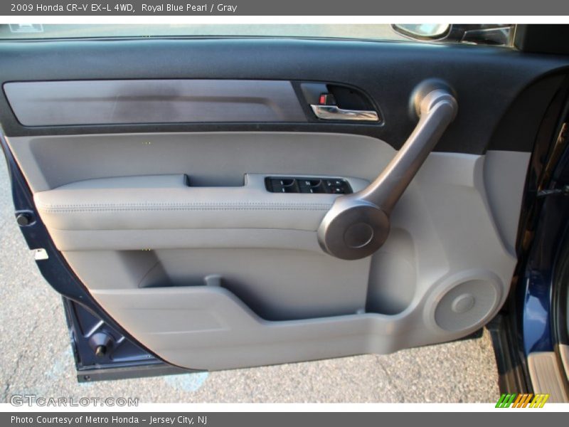 Royal Blue Pearl / Gray 2009 Honda CR-V EX-L 4WD